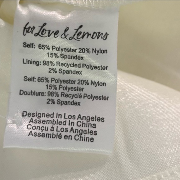 NWT FOR LOVE AND LEMONS Etta Mini Dress Size Medium - Picture 5 of 6